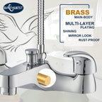Bathroom Taps with Shower Attachment Bath Brass Chrome