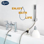 Bathroom Taps with Shower Sink Attachment Chromed Brass