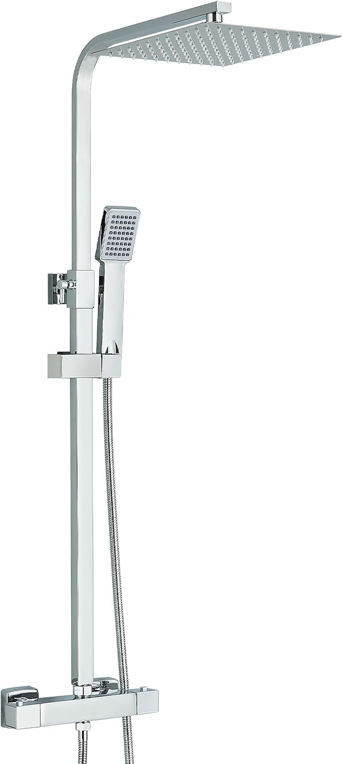 Bathroom Thermostatic Shower Mixer Set and with Adjustable