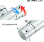 Bathroom Thermostatic Shower Mixer Set and with Adjustable