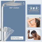 Bathroom Thermostatic Shower Mixer Set and with Adjustable