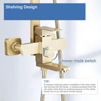 Bathroom Thermostatic Shower Mixer Set and with Adjustable