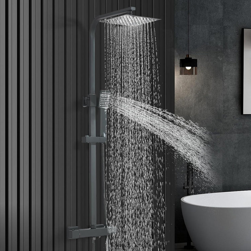 Bathroom Thermostatic Shower Mixer Set and with Adjustable