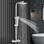 Bathroom Thermostatic Shower Mixer Set and with Adjustable