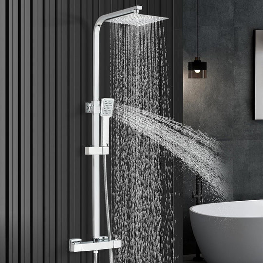 Bathroom Thermostatic Shower Mixer Set and with Adjustable