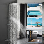 Bathroom Thermostatic Shower Mixer Set and with Adjustable