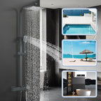 Bathroom Thermostatic Shower Mixer Set and with Adjustable