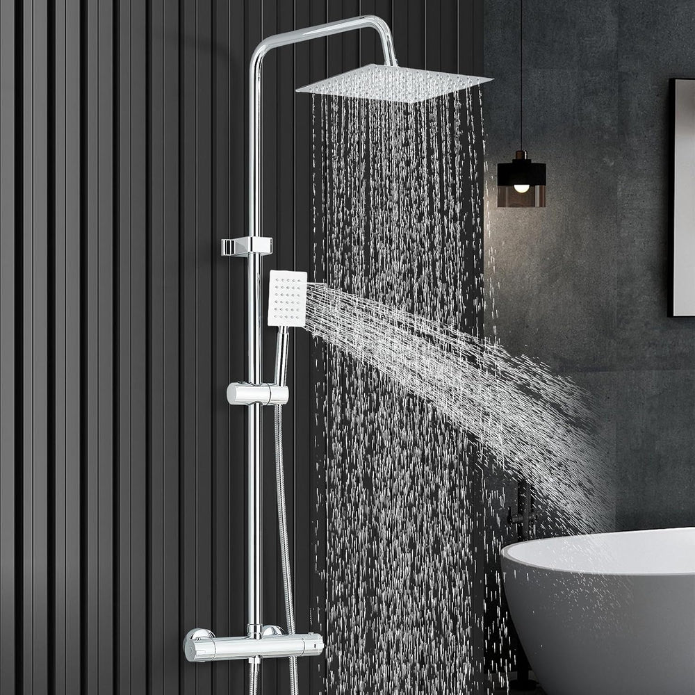 Bathroom Thermostatic Shower Mixer Set and with Adjustable