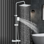 Bathroom Thermostatic Shower Mixer Set and with Adjustable