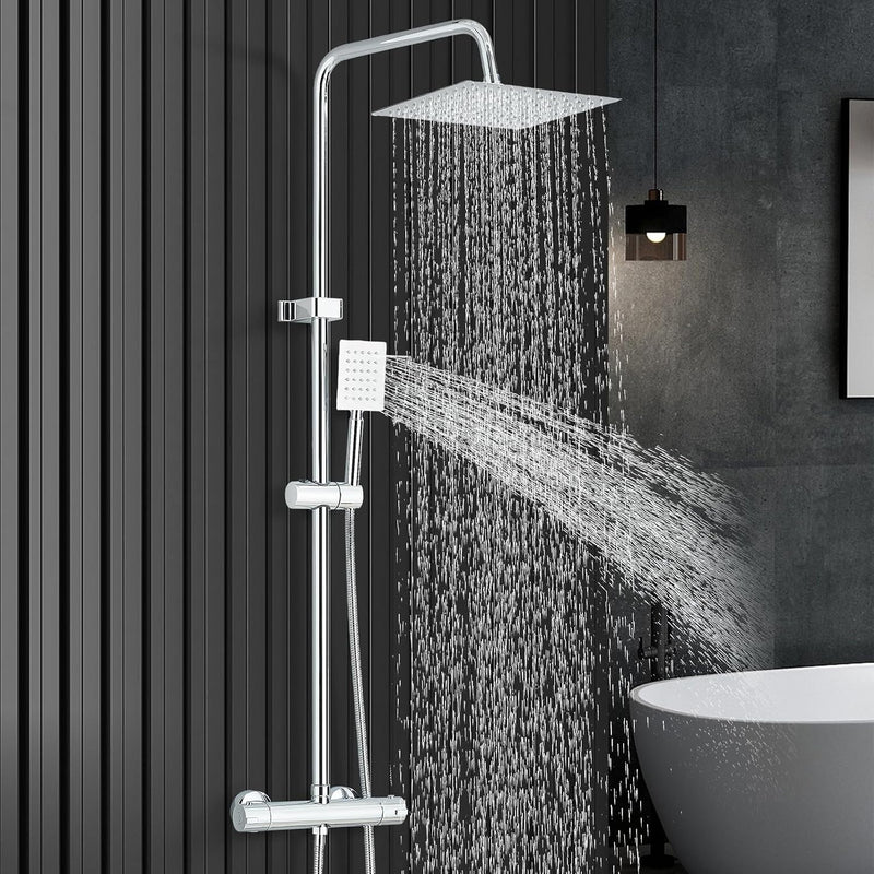 Bathroom Thermostatic Shower Mixer Set and with Adjustable