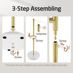 Bathroom Towel Rail Free Standing Holder 4 Swivel