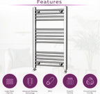 Bathroom Towel Rail Heated Radiator Wall Mounted Ladder