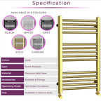 Bathroom Towel Rail Heated Radiator Wall Mounted Ladder