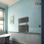 Bathroom Towel Rail Radiator 650x500MM Flat Panel