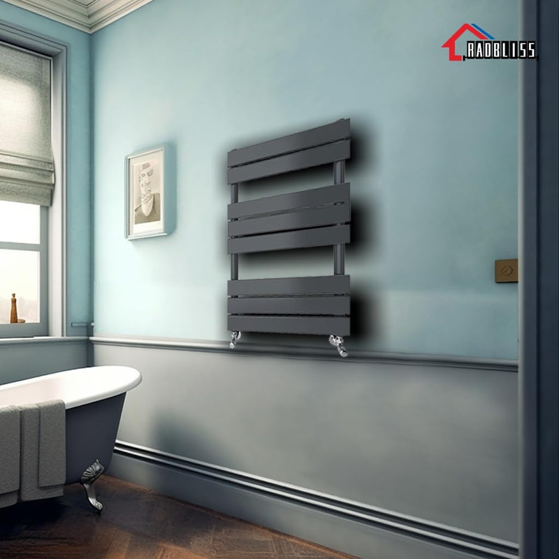 Bathroom Towel Rail Radiator 650x500MM Flat Panel