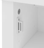 Bathroom Wall Cabinet 3 Shelves Door with Acrylic