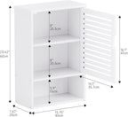 Bathroom Wall Cabinet Bamboo Medicine Single Door Hanging