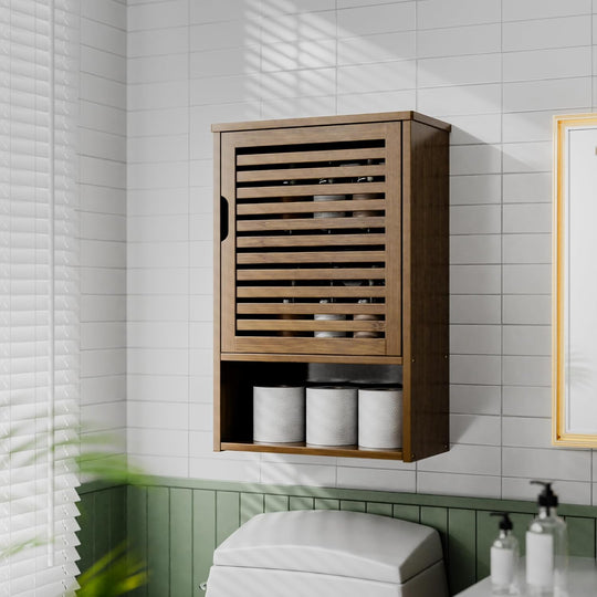 Cabinet Wall Hanging with Adjustable Shelf Bathroom Storage