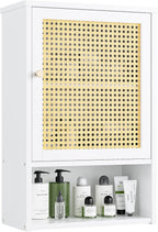 Bathroom Wall Cabinet Bamboo Over-The-Toilet Storage Organiser