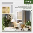 Bathroom Wall Cabinet Bamboo Over-The-Toilet Storage Organiser