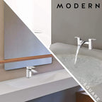 Bathroom Waterfall Basin Taps with Pop Up Waste