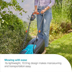 Battery Lawnmower Easymax 32 18V P4A Solo: Cutting