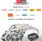 Battery Lawnmower Powermax 32 18V P4A Solo: 32