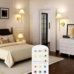 Battery Operated Sconces Rechargeable Wall with Remote Control (Set of 2)