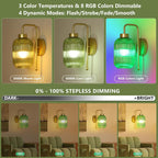 Battery Operated Wall Lights Rechargeable (Set of 2)