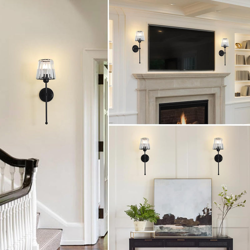 Battery Operated Wall Lights Rechargeable (Set of 2)
