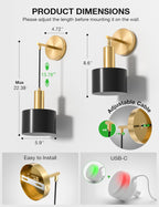 Battery Operated Wall Sconces Lights