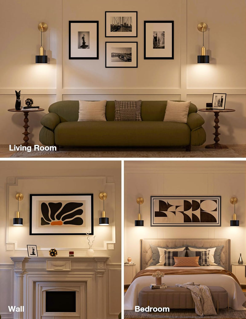 Battery Operated Wall Sconces Lights