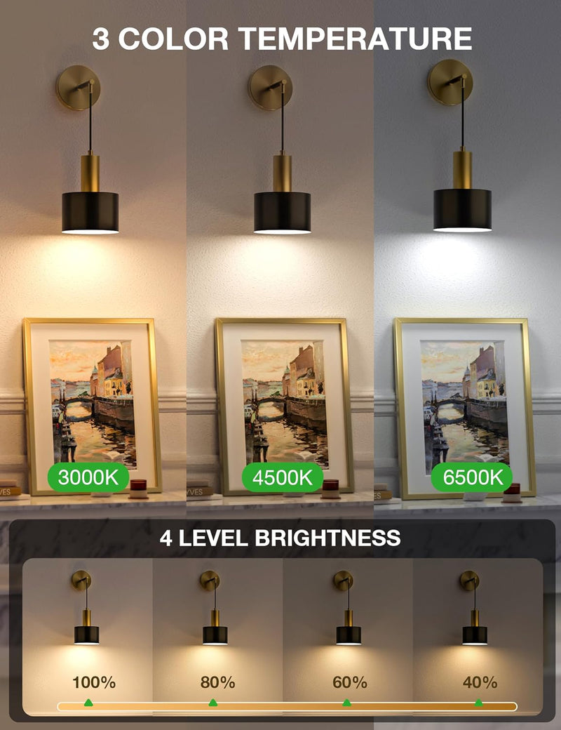 Battery Operated Wall Sconces Lights