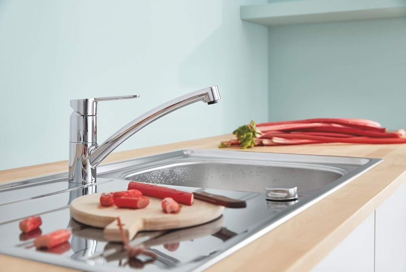 Baueco Single-Lever Sink Mixer 1 2" Chrome