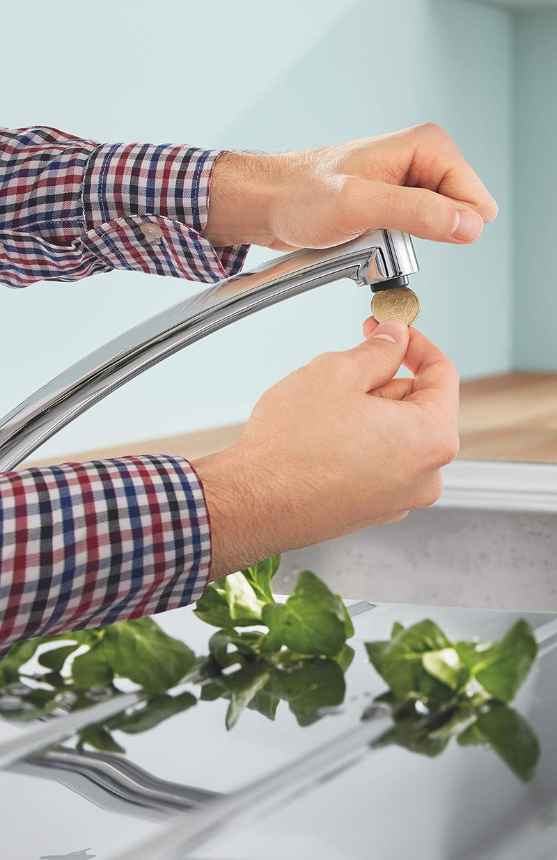 Baueco Single-Lever Sink Mixer 1 2" Chrome