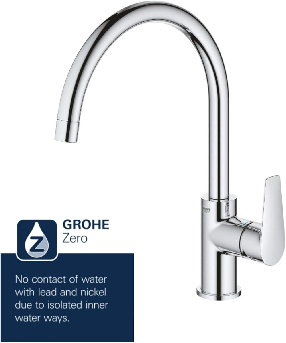 Bauedge Single Lever Kitchen Mixer Tap