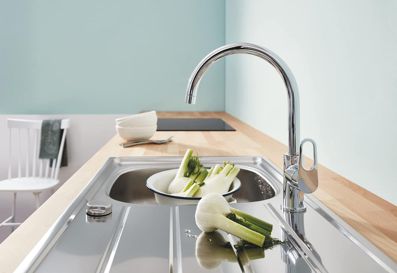 Bauedge Single Lever Kitchen Mixer Tap