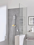 Bauedge Single Lever Shower Mixer Valve Only Chrome
