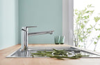 Bauflow Single-Lever Sink Mixer 1 2" Chrome