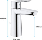 Bauloop Single-Lever Basin Mixer Xl-Size Water-Saving Tap