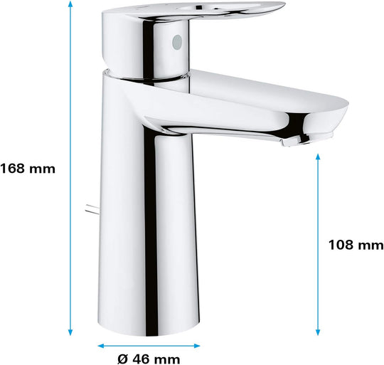 Bauloop Single-Lever Basin Mixer Xl-Size Water-Saving Tap