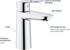Bauloop Single-Lever Basin Mixer Xl-Size Water-Saving Tap