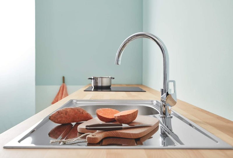 Bauloop Single-Lever Sink Mixer 1 2" Chrome