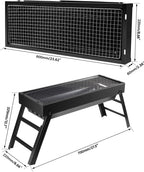 Bbq Barbecue Grill Portable Folding Desk Tabletop