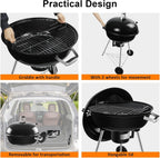 Bbq Grill Outdoor Barbecue Portable Kettle Coal