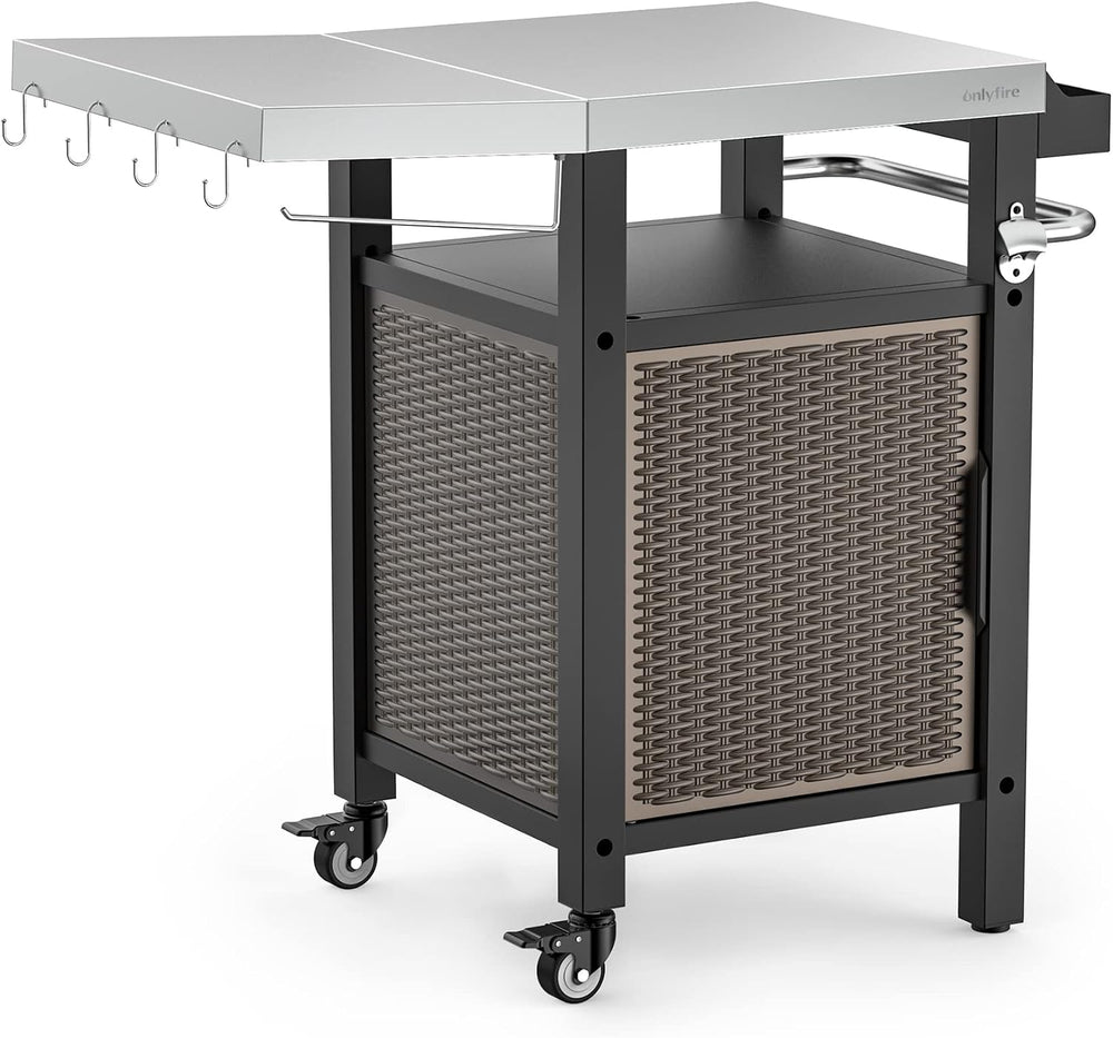 Bbq Table with Storage Cabinet