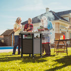 Bbq Table with Storage Cabinet