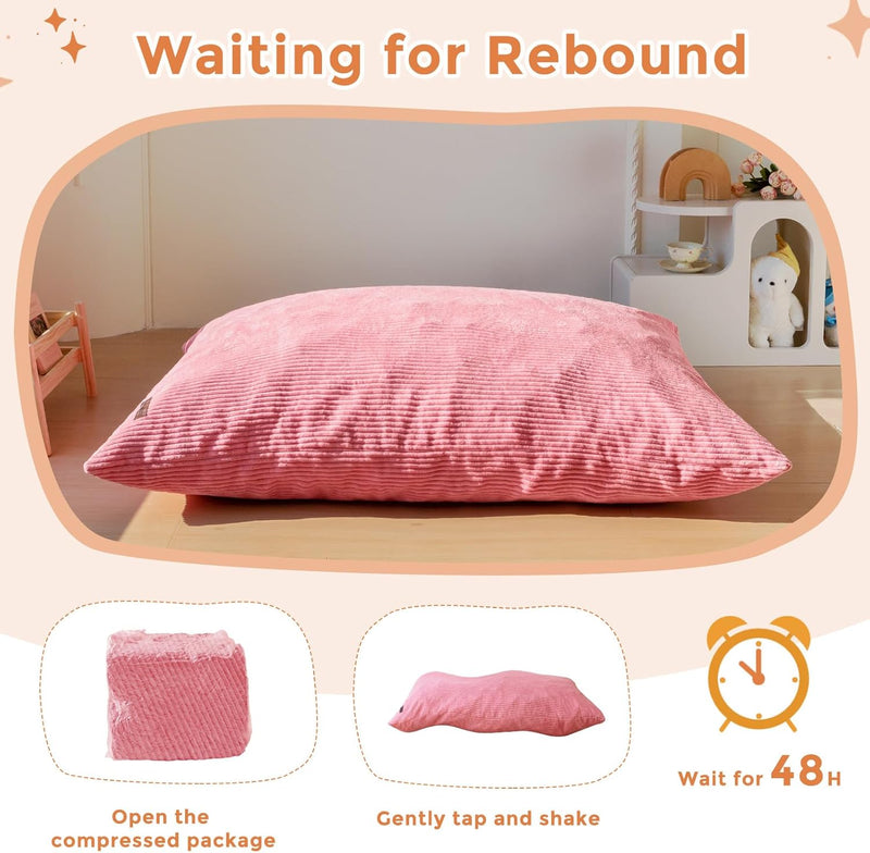 Bean Bag Beanbag Chair Soft Corduroy