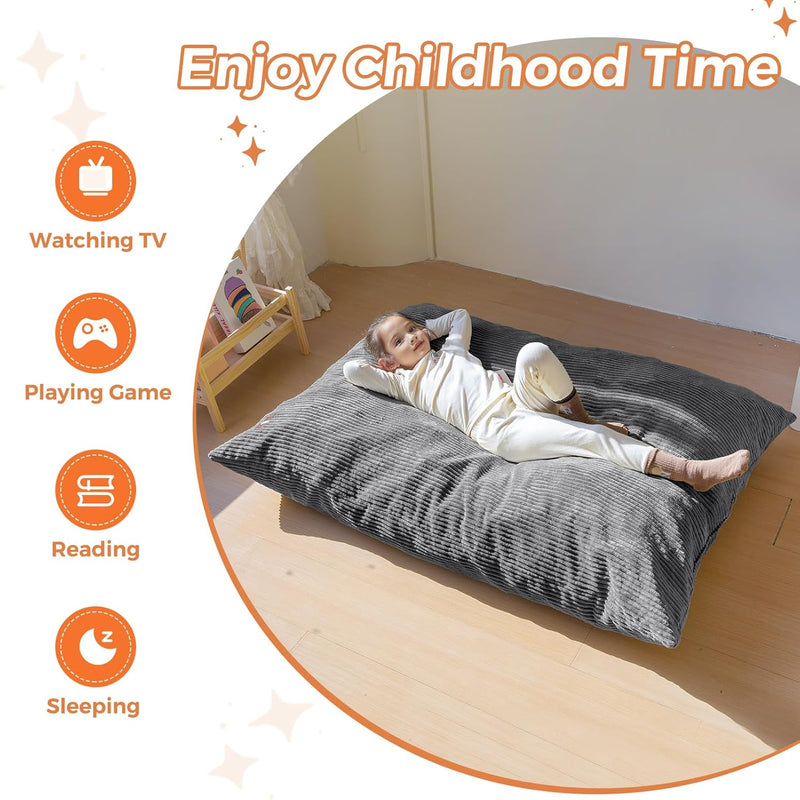 Bean Bag Beanbag Chair Soft Corduroy