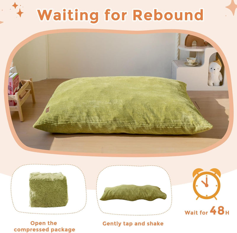 Bean Bag Beanbag Chair Soft Corduroy